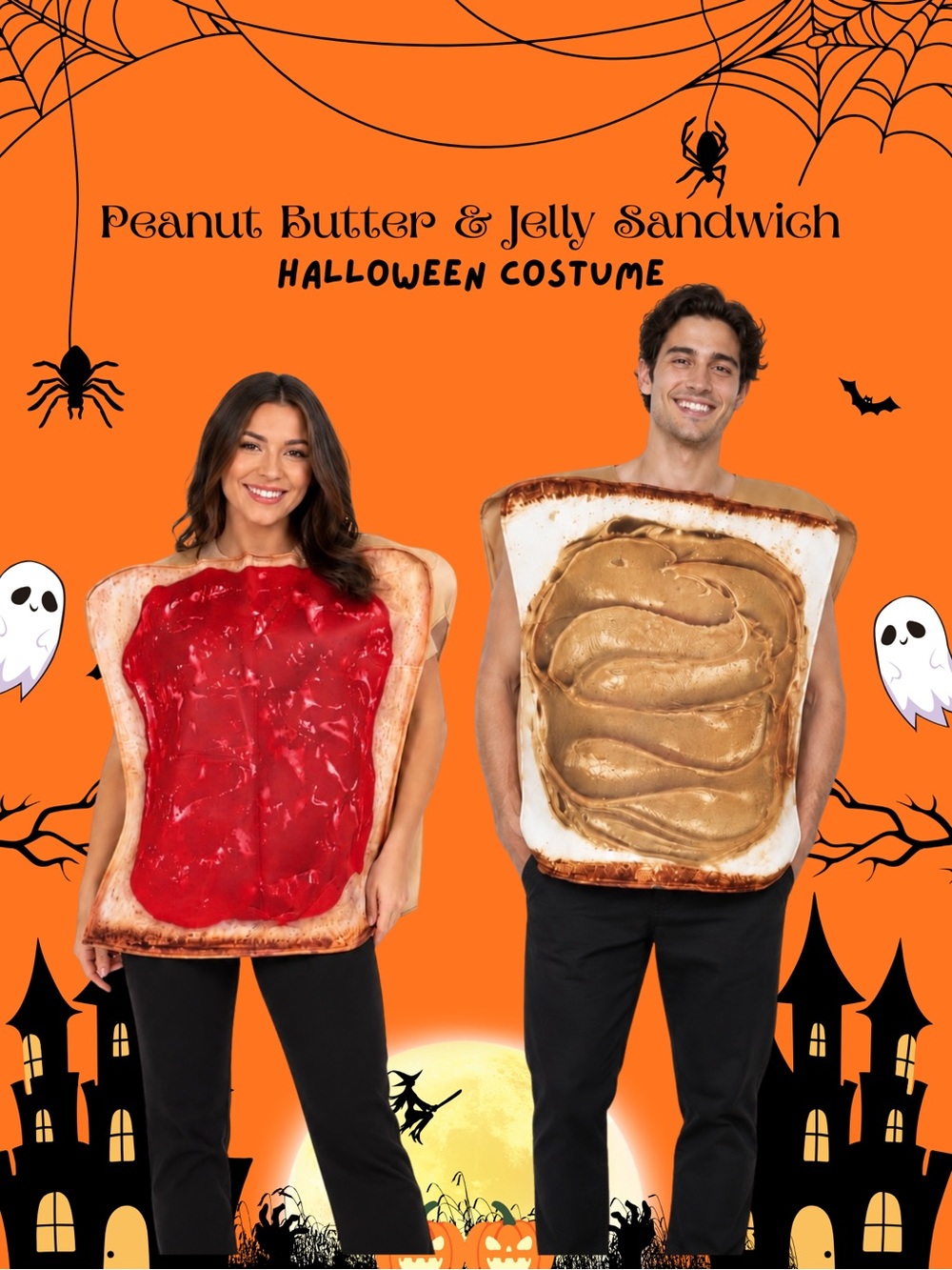Spirit Peanut Butter & Jelly Halloween Costumes Adult Size